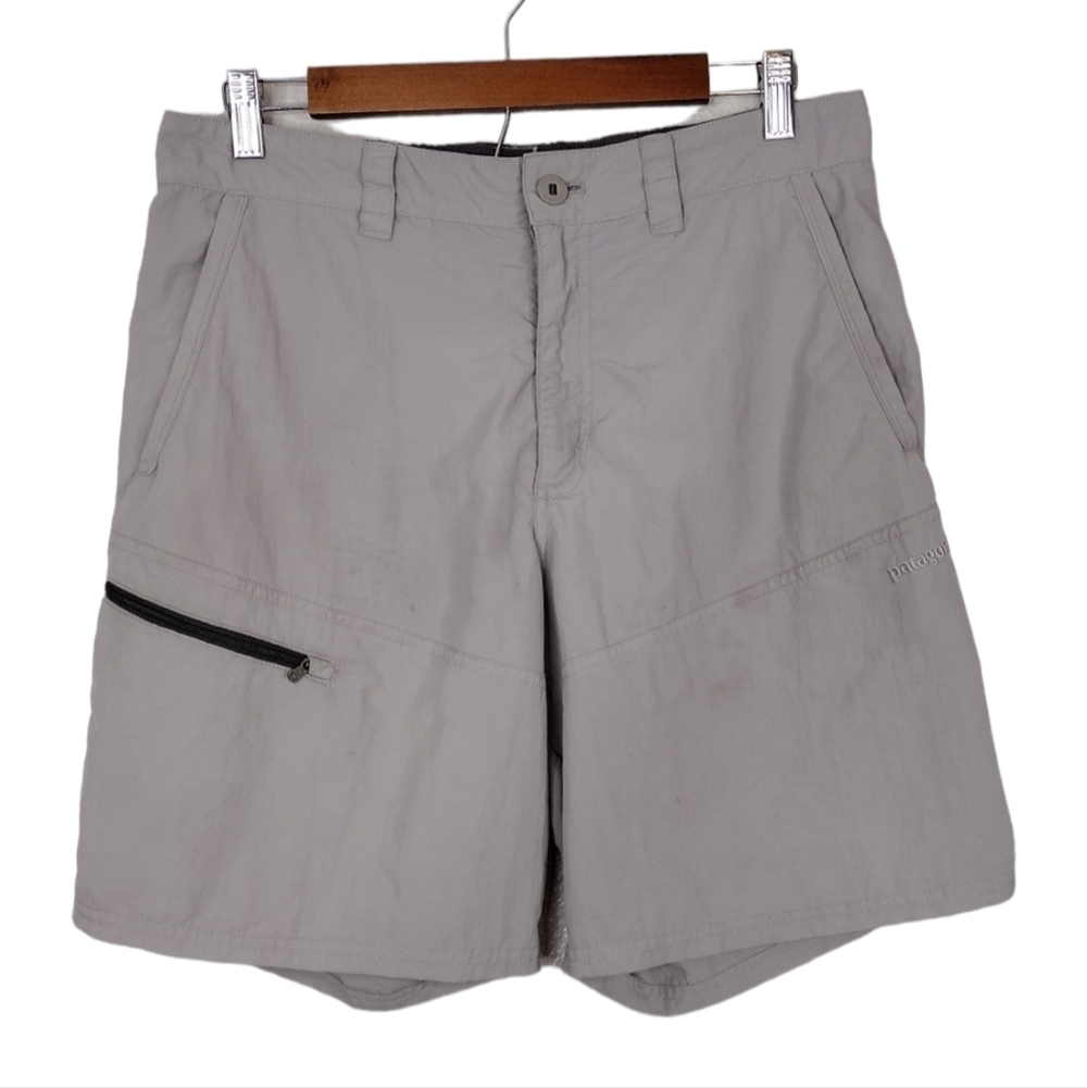 The North Face Men's Light Gray Outdoors Travel Hiking Athletic Shorts Size M